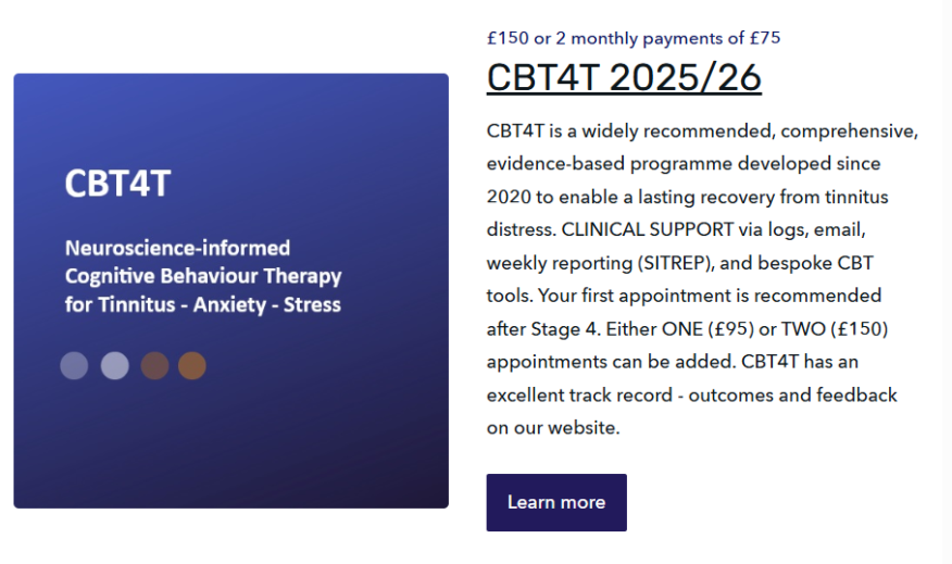 CBT4T with TWO 1-1 appointments