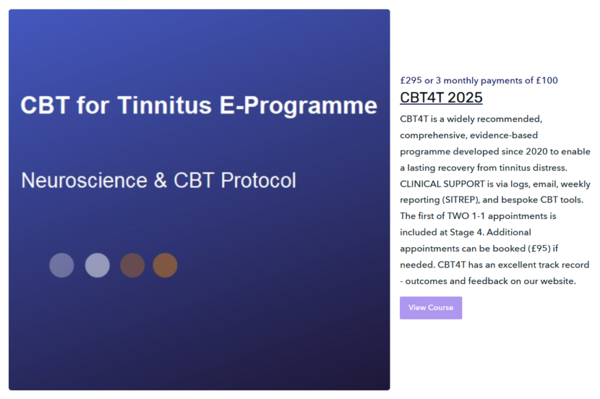 CBT4T with TWO 1-1 appointments